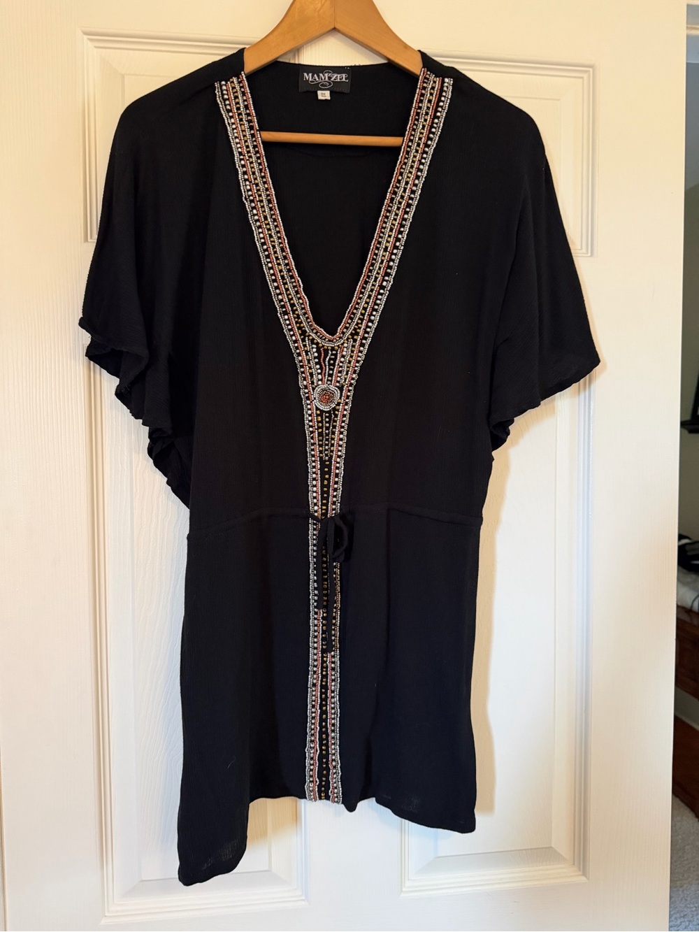 🌟 STUNNING Vintage MAM’ZELLE Beaded Boho Dream Tunic! 🌟